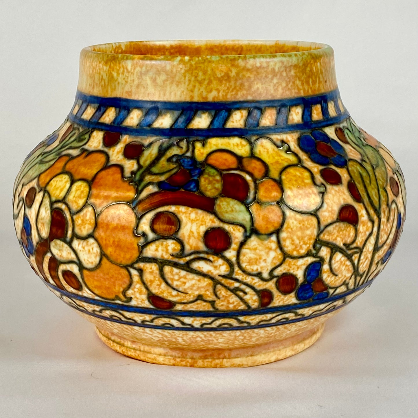 Charlotte Rhead Byzantine Crown Ducal Pottery Pot / Vase