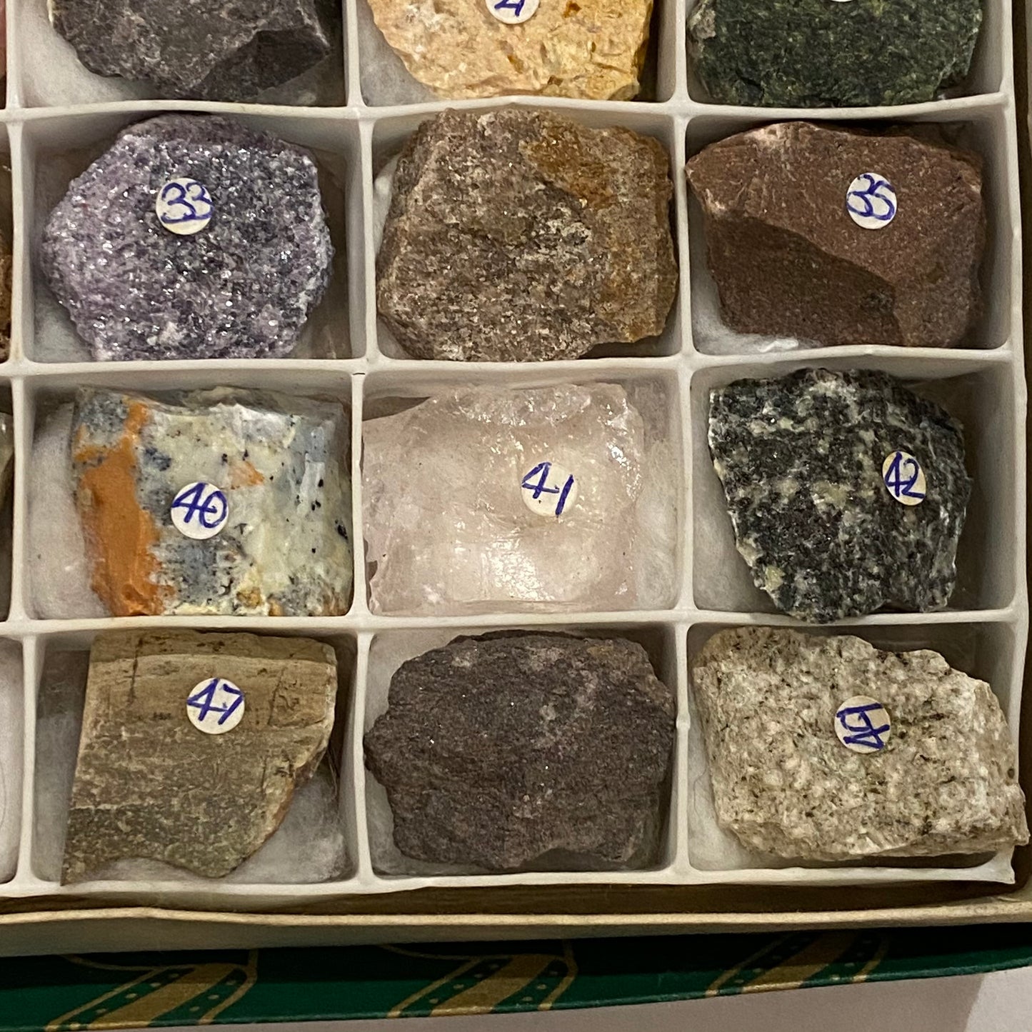 49 Vintage Shona Stones African Crystal Mineral Natural Rock Geology Specimen Set