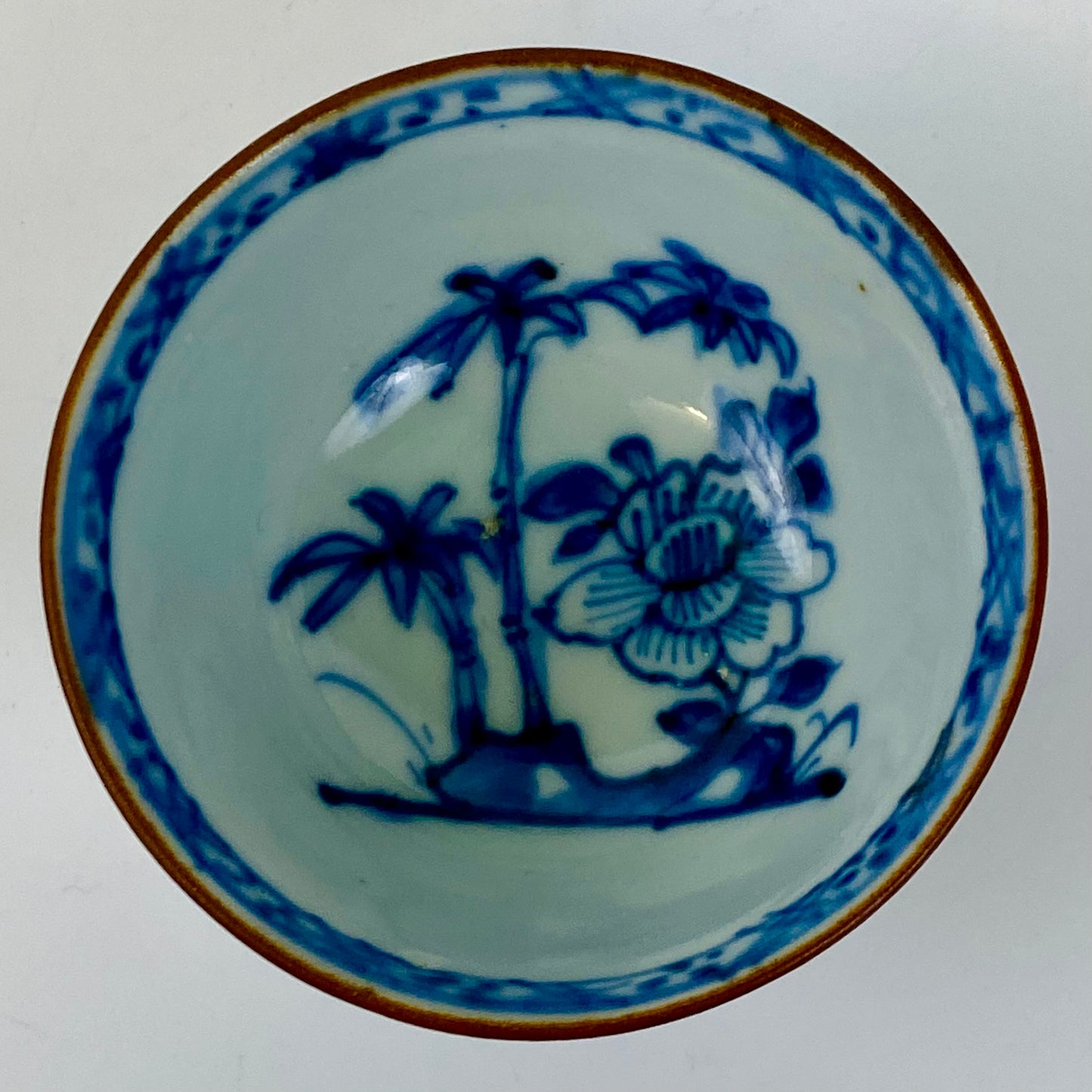 Nanking Cargo Shipwreck Chinese Batavian Porcelain Tea Bowl & Saucer c1752