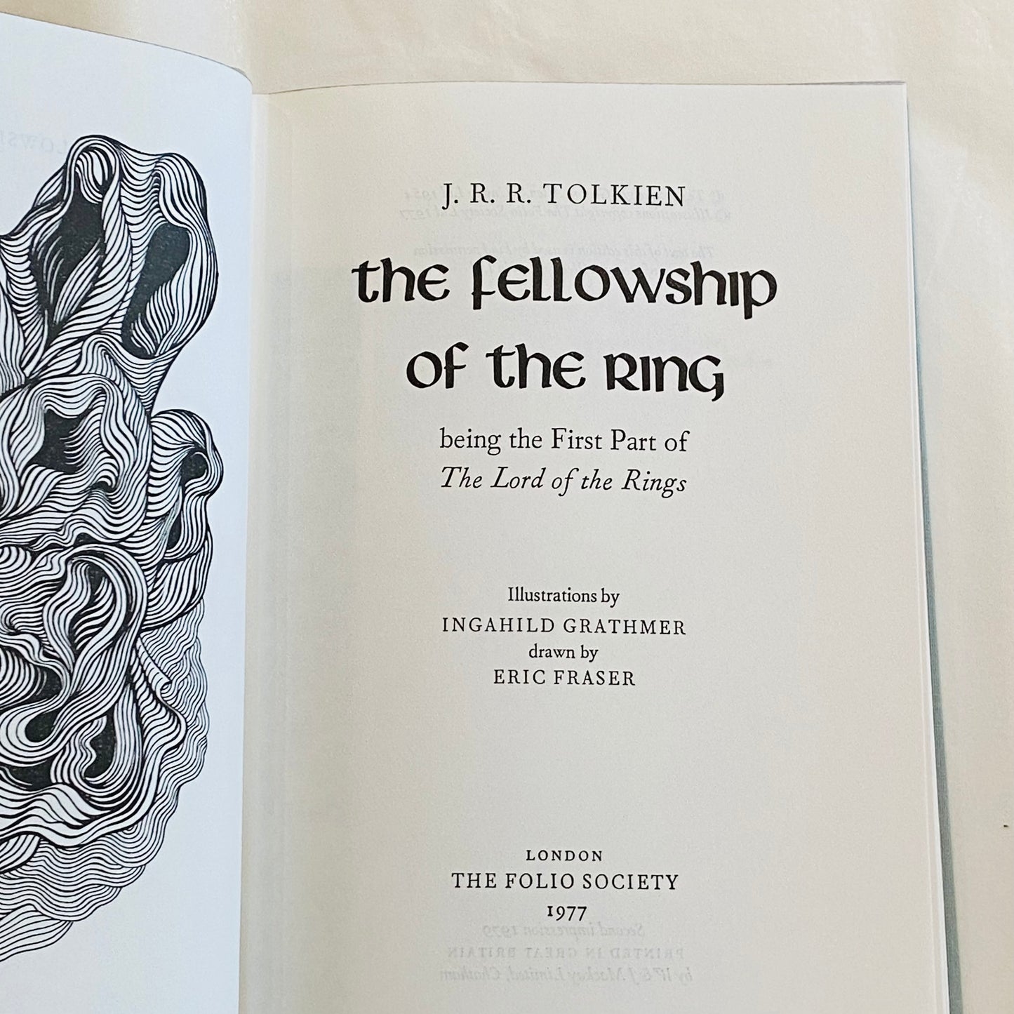 3 Book Set The Lord of The Rings J R R Tolkien Trilogy Folio Society 1979 VGC