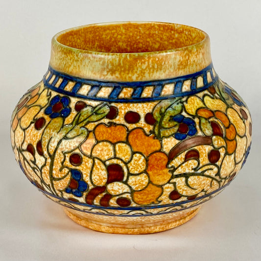 Charlotte Rhead Byzantine Crown Ducal Pottery Pot / Vase