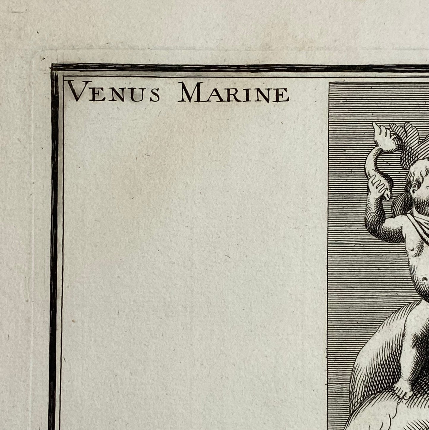 Antique engraving interior display classical art