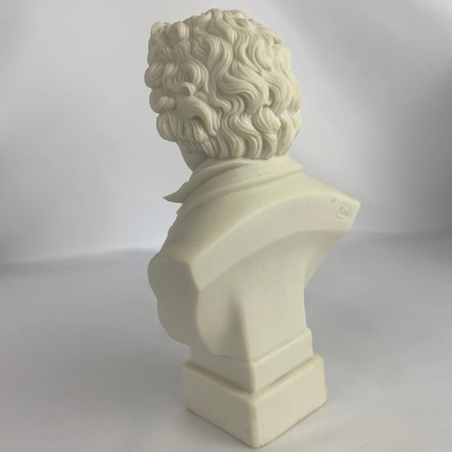 1885+ Pair Parian Antique Bust Composer Handel & Beethoven by Robinson & Leadbeater