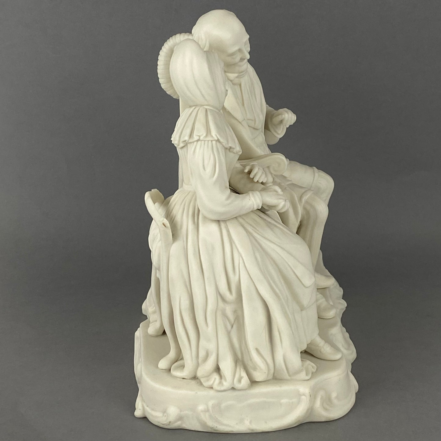 Minton Parian Porcelain Figurine My Jo John Anderson Victorian Antique c1850s