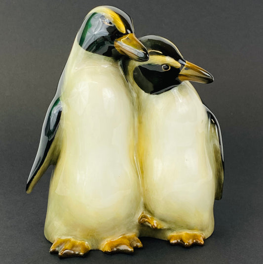 Antique Royal Doulton Porcelain Emperor Penguin Figurine HN133 Charles Noke C1923
