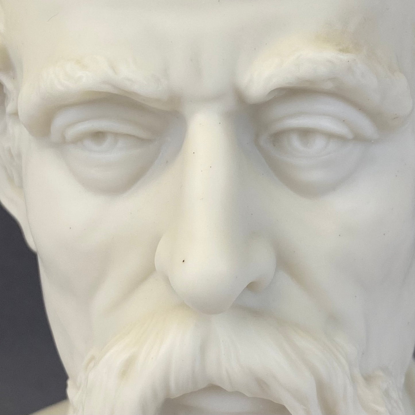 Antique Bridgwood & Clarke Parian Porcelain Bust of Charles Dickens c1860