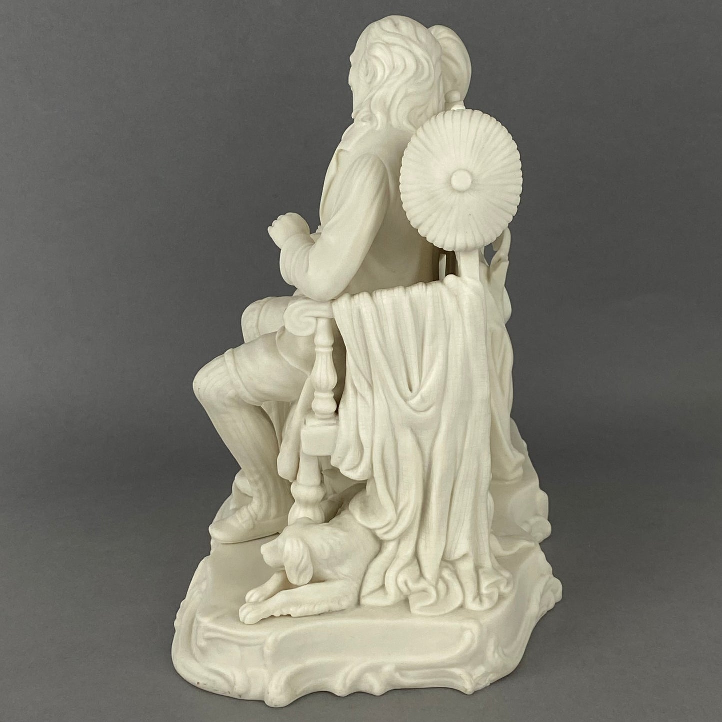 Minton Parian Porcelain Figurine My Jo John Anderson Victorian Antique c1850s