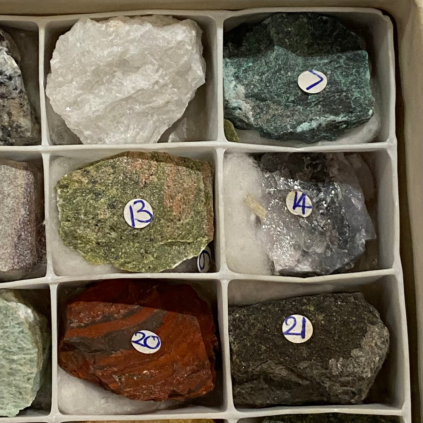 49 Vintage Shona Stones African Crystal Mineral Natural Rock Geology Specimen Set