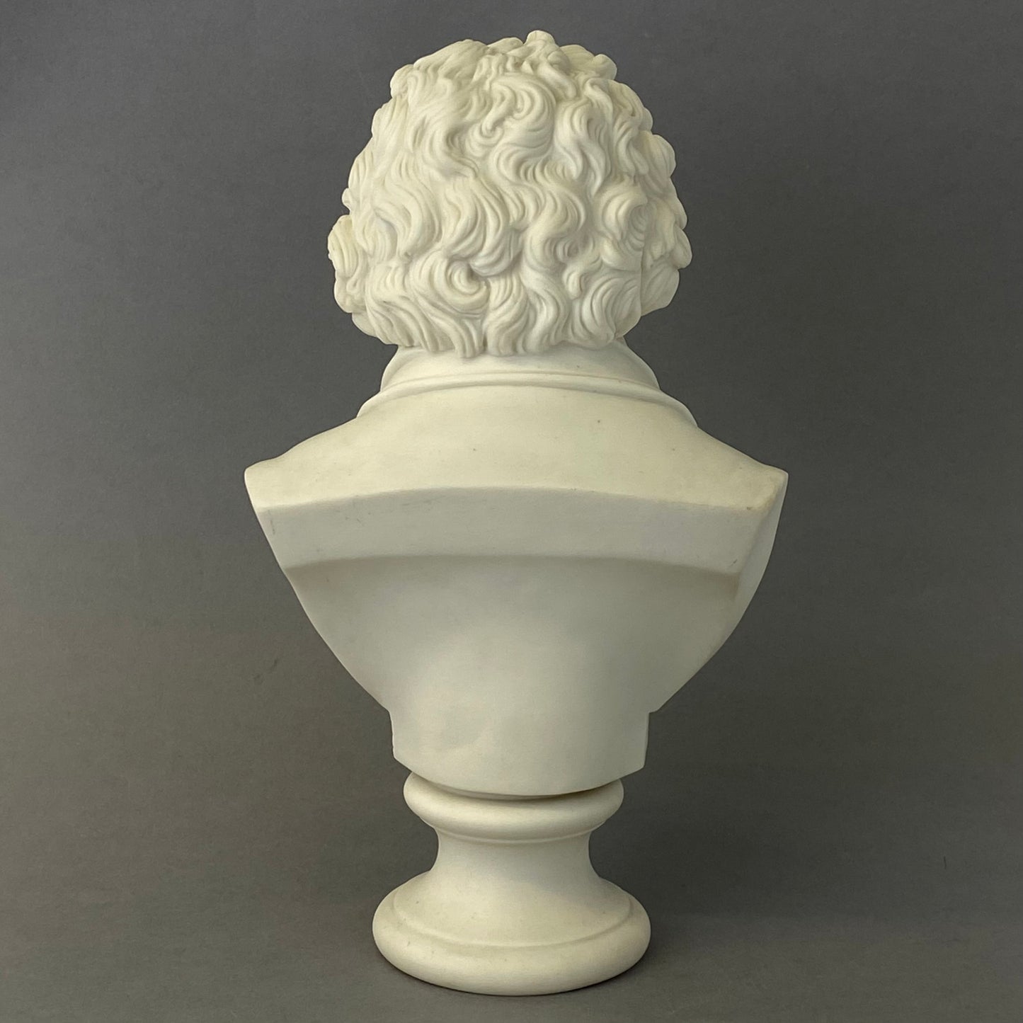 Antique 19thc Parian Porcelain Bust Composer Beethoven by Robinson & Leadbeater