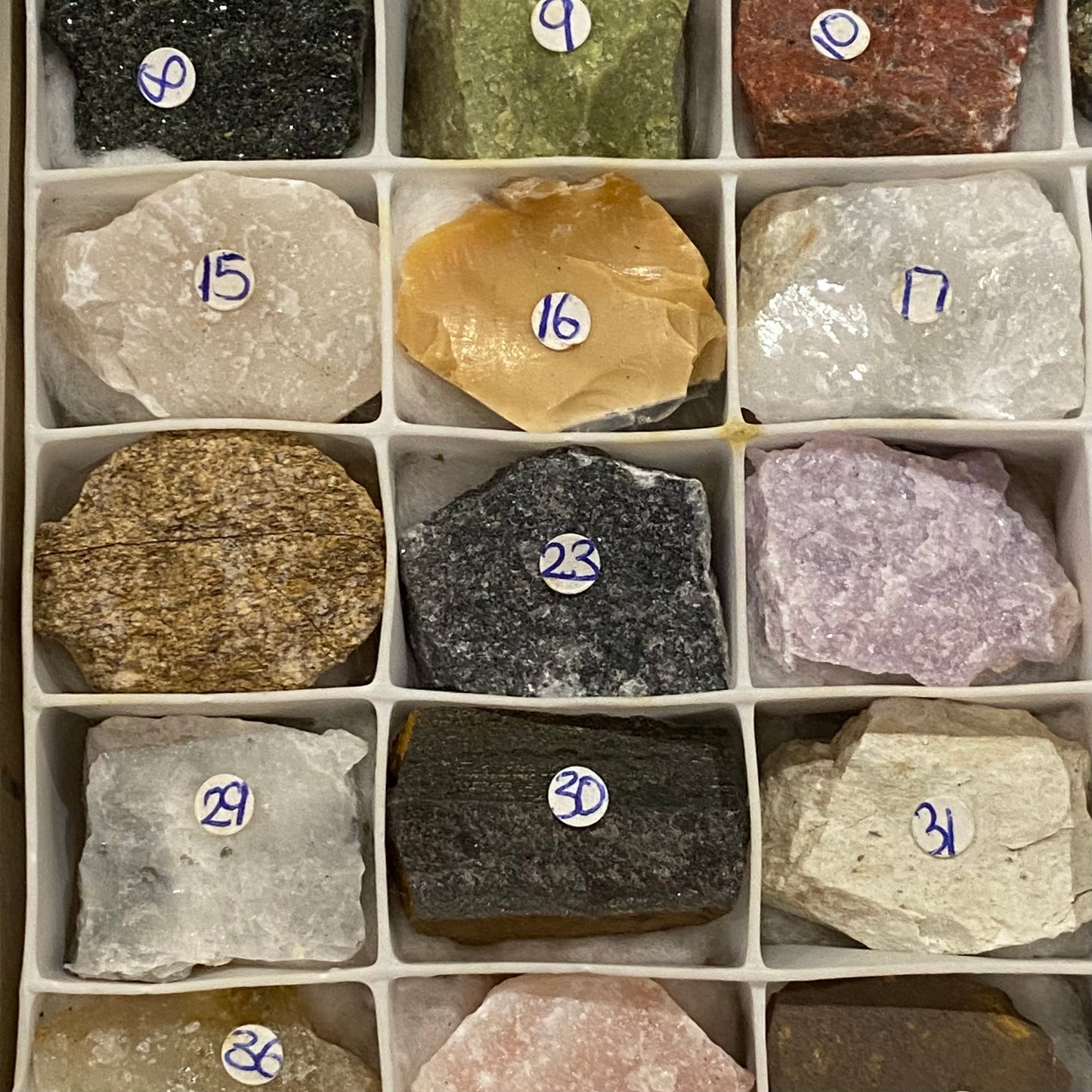 49 Vintage Shona Stones African Crystal Mineral Natural Rock Geology Specimen Set