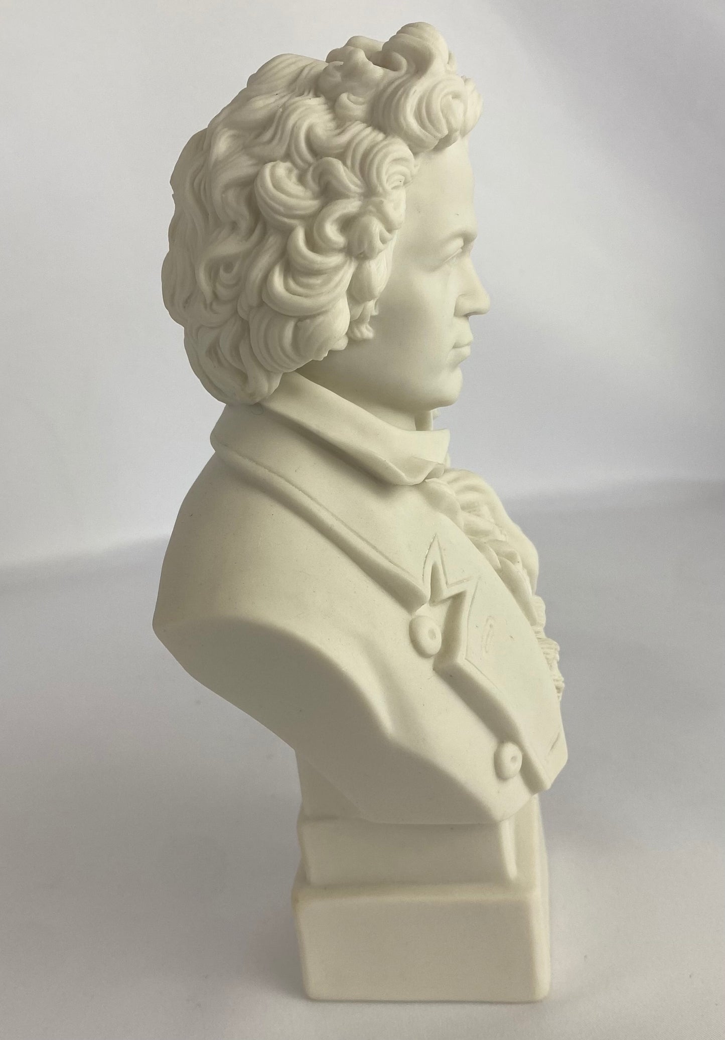 1885+ Pair Parian Antique Bust Composer Handel & Beethoven by Robinson & Leadbeater