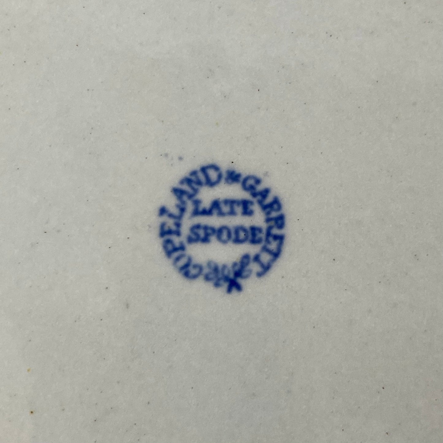 Spode Antique 2 Plates Stone China Grasshopper Pattern c1815 VGC